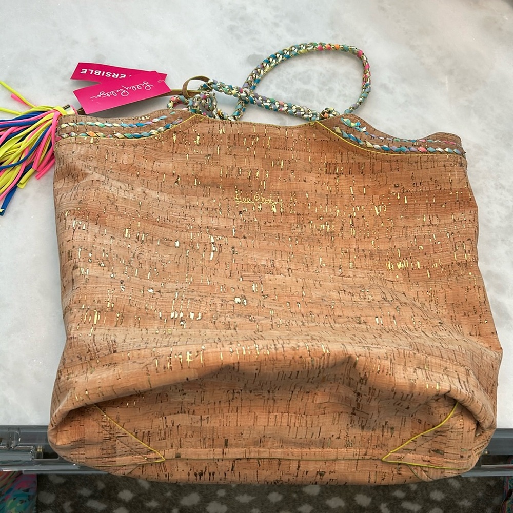 Lily Pulitzer reversible handbag